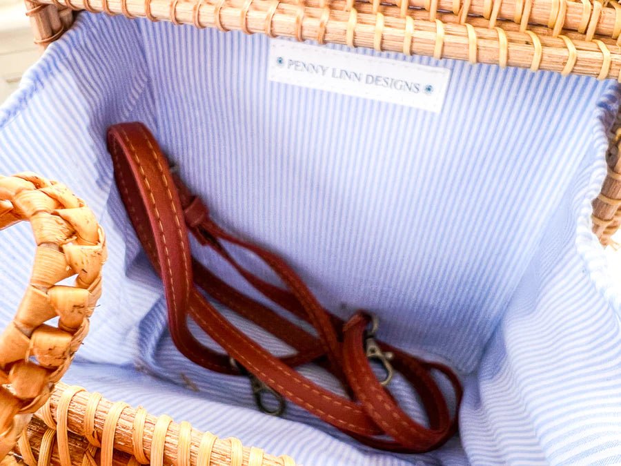 PLD 4x4 Square Wicker Bag - The Flying Needles