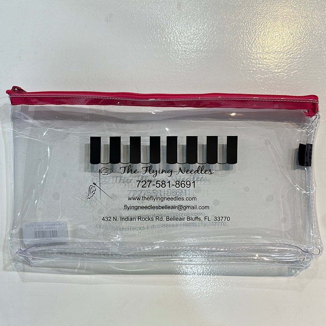 Project Bag with Logo - 14" x 8" - The Flying Needles