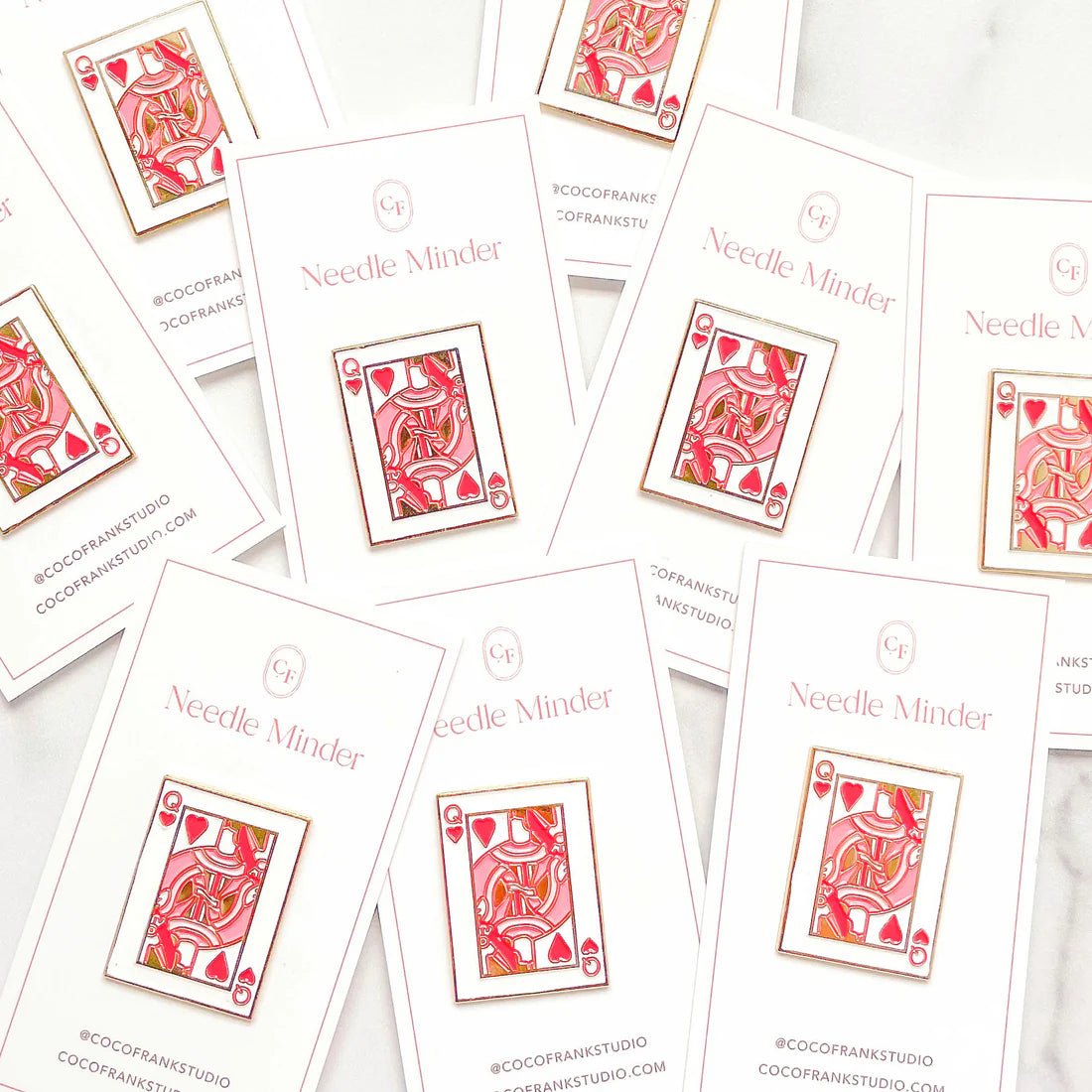 Queen of Hearts Needleminder - The Flying Needles