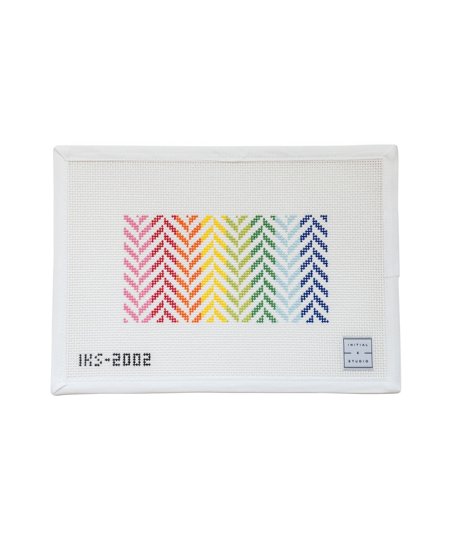 Rainbow Mini Herringbone Clutch - The Flying Needles