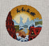 Santa Over NYC Ornament - The Flying Needles