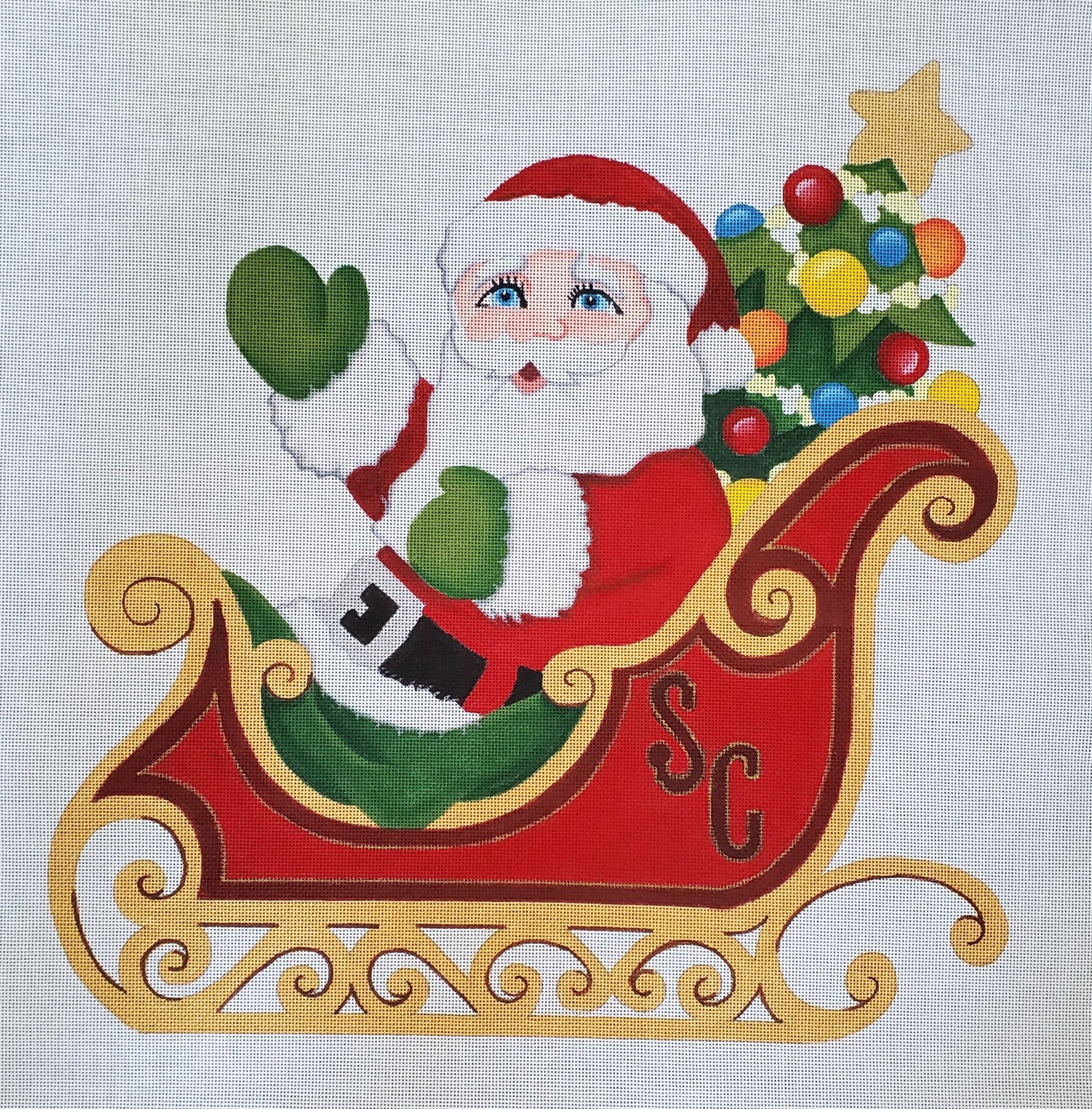 Santa Sleigh - The Flying Needles