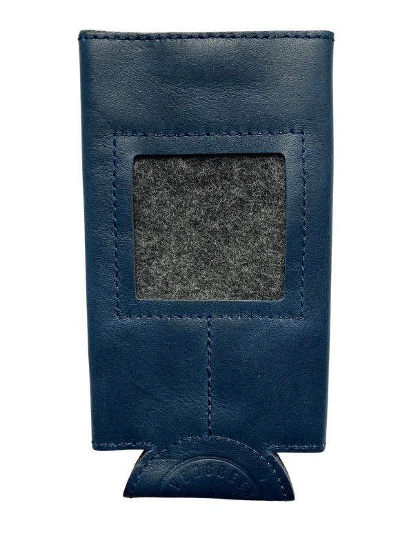 Self-Finishing Leather Can Cozy, Slim 12 oz can - The Flying Needles