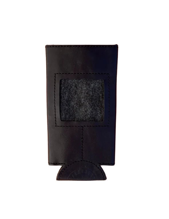 Self-Finishing Leather Can Cozy, Slim 12 oz can - The Flying Needles