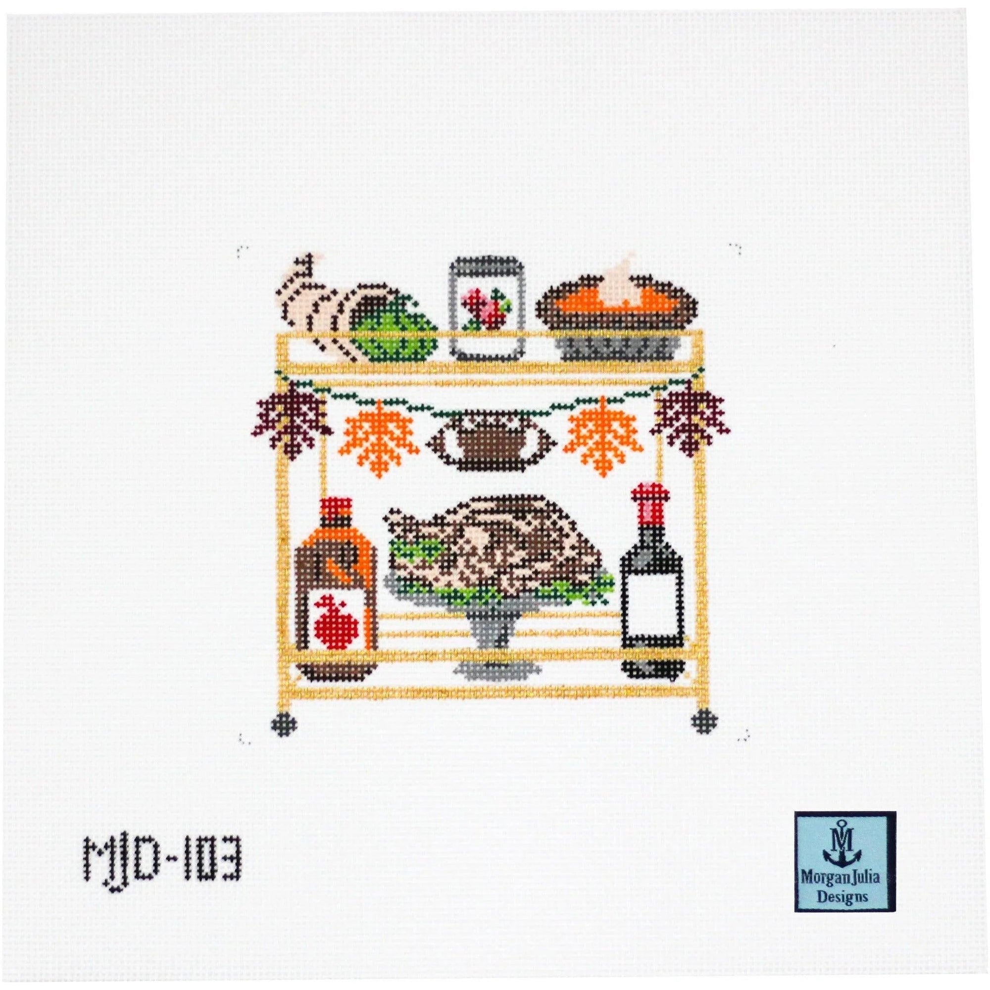 Thanksgiving Bar Cart - The Flying Needles