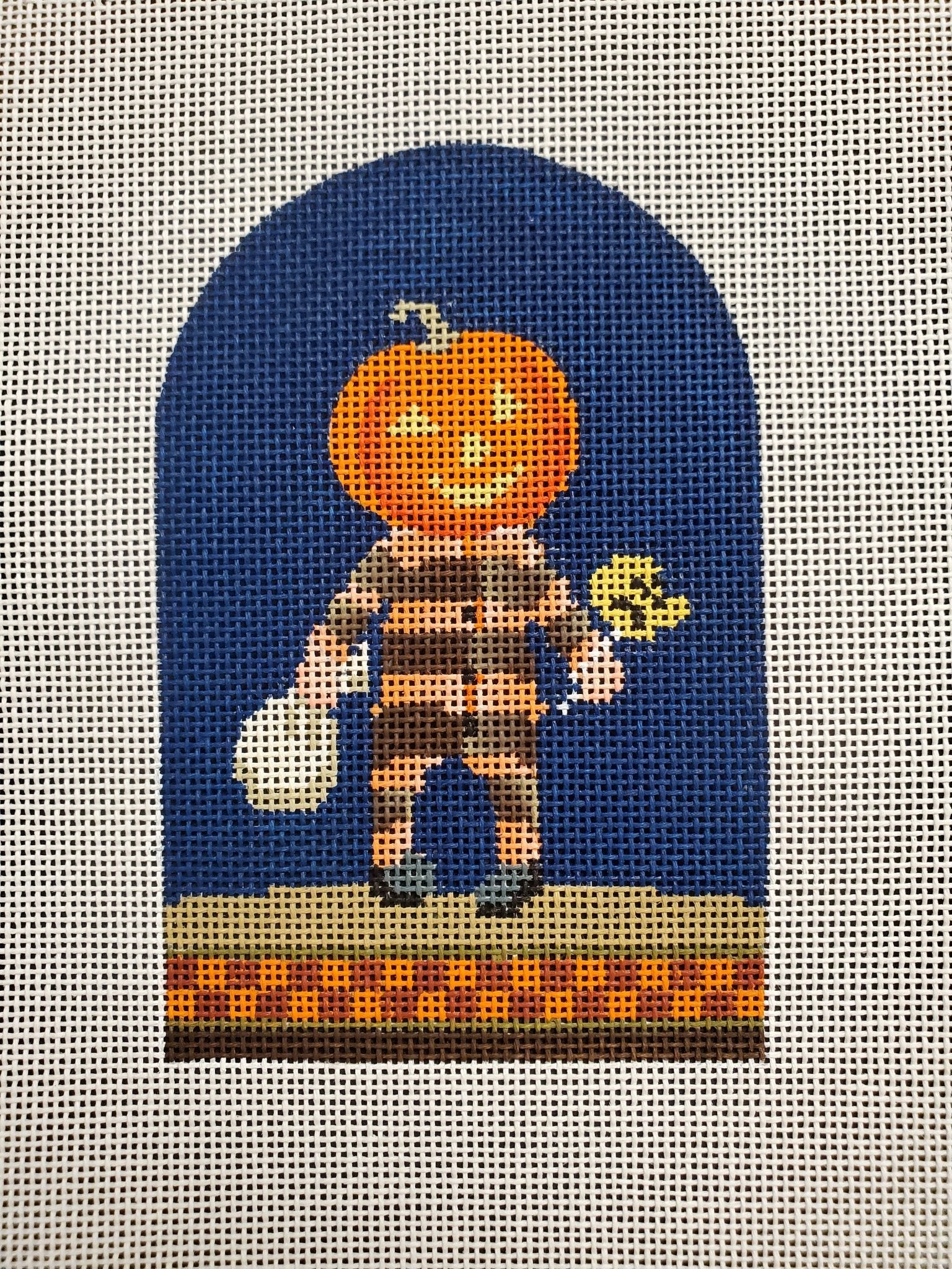 Trick or Treater Pumpkin - The Flying Needles