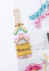 Veuve Bottle - Flame Stitch - The Flying Needles