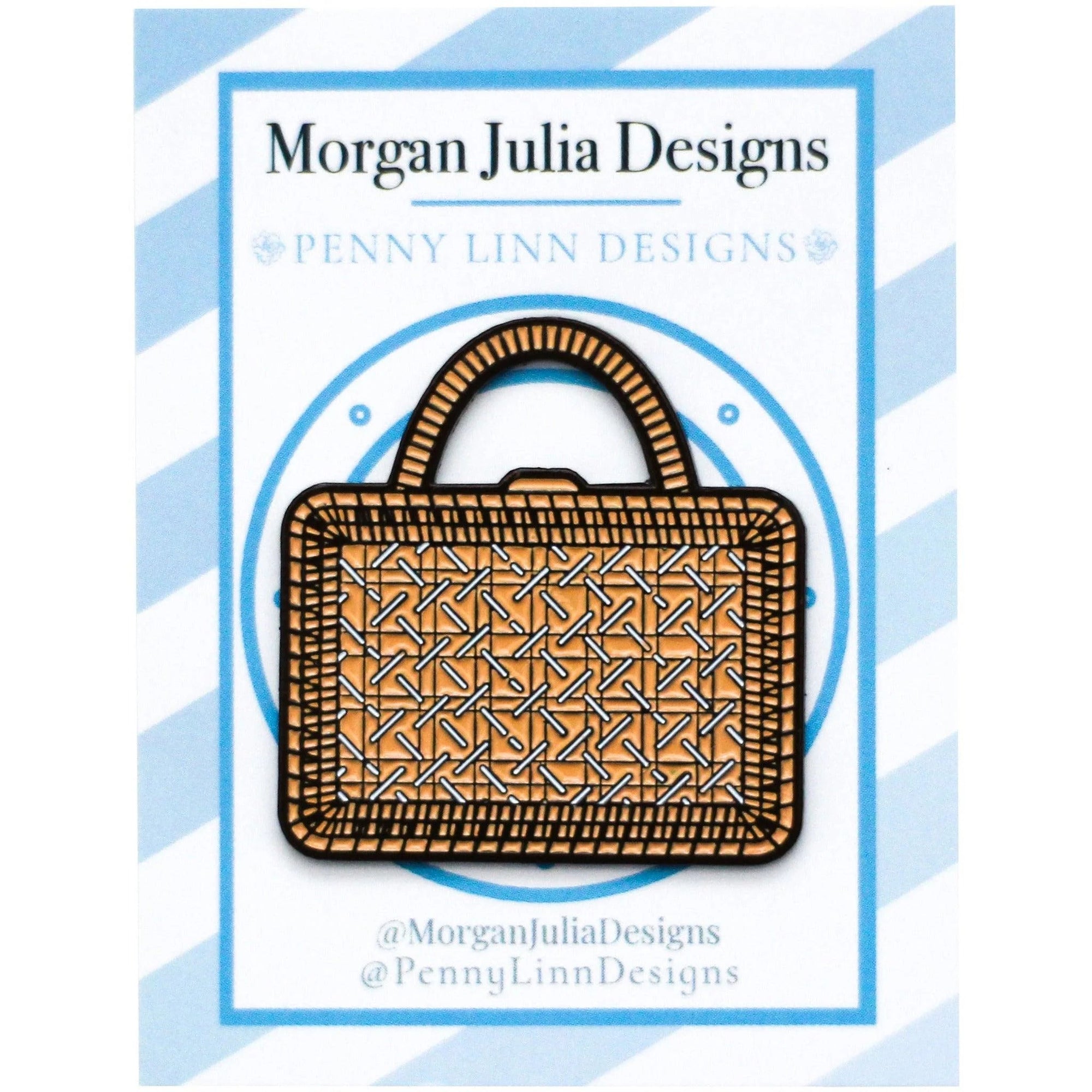 Wicker Bag Needle Minder - The Flying Needles